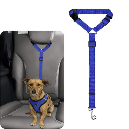 Cat Car Seat Belt Leash for Pets, Adjustable Pet Safety Strap, Car Seat Belt Dog Leash, Universal Harness, Durable Car Safety Leash for Small Dogs, Dog Traction Rope, Pet Products, Adjustable Safety Harness