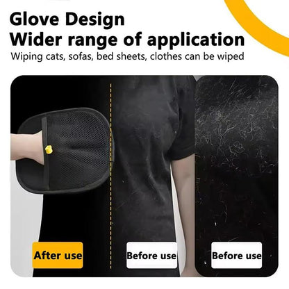 Pet Hair Remover Glove, Electrostatic Removal Gloves for Pet Hair, Pet Hair Remover Gloves for Dog & Cat, Reusable Pet Hair Remover Glove for Carpet, Couch, Clothing, Furniture