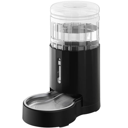 CZPET 4L Pet Water Dispenser for Cats & Dogs Stainless Steel Bowl Automatic Gravity Waterer Cat