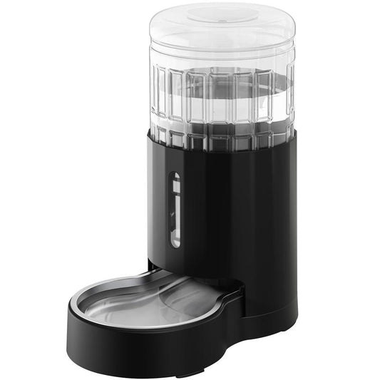 CZPET 4L Pet Water Dispenser for Cats & Dogs Stainless Steel Bowl Automatic Gravity Waterer Cat