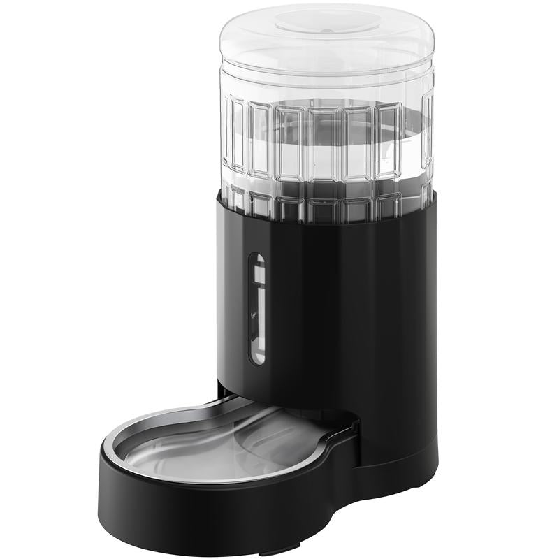 CZPET 4L Pet Water Dispenser for Cats & Dogs Stainless Steel Bowl Automatic Gravity Waterer Cat