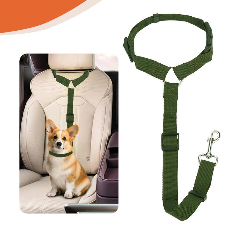 Cat Car Seat Belt Leash for Pets, Adjustable Pet Safety Strap, Car Seat Belt Dog Leash, Universal Harness, Durable Car Safety Leash for Small Dogs, Dog Traction Rope, Pet Products, Adjustable Safety Harness